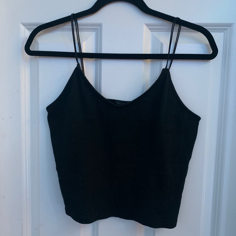 Black lounging tank top